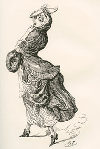 Ilustracja do powieści Karola Dickensa Barnaby Rudge autorstwa Harry Furniss