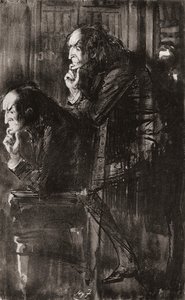 Ilustração para o romance de Charles Dickens, The Ghost