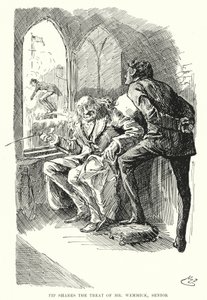Ilustracja do wielkich oczekiwań autorstwa Charlesa Dickensa (lito) autorstwa Harry Furniss