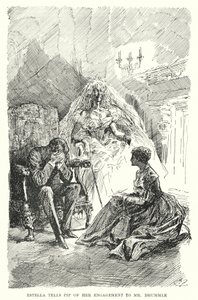 Ilustracja do wielkich oczekiwań autorstwa Charlesa Dickensa (lito) autorstwa Harry Furniss