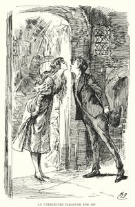 Ilustracja do wielkich oczekiwań autorstwa Charlesa Dickensa (lito) autorstwa Harry Furniss