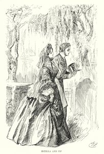 Ilustracja do wielkich oczekiwań autorstwa Charlesa Dickensa (lito) autorstwa Harry Furniss