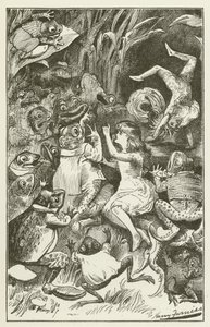 Ilustracja do Sylvie i Bruno autorstwa Lewisa Carrolla autorstwa Harry Furniss
