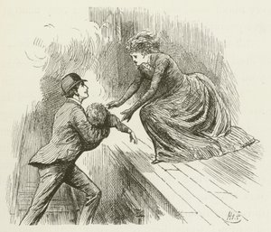 Ilustracja do Sylvie i Bruno autorstwa Lewisa Carrolla autorstwa Harry Furniss