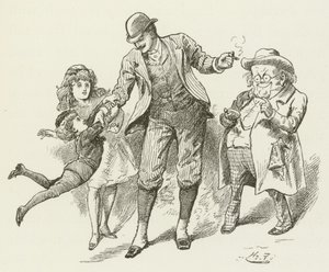 Ilustracja do Sylvie i Bruno autorstwa Lewisa Carrolla autorstwa Harry Furniss