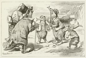 Ilustracja do Sylvie i Bruno autorstwa Lewisa Carrolla autorstwa Harry Furniss