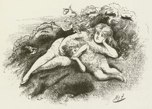 Ilustracja do Sylvie i Bruno autorstwa Lewisa Carrolla autorstwa Harry Furniss