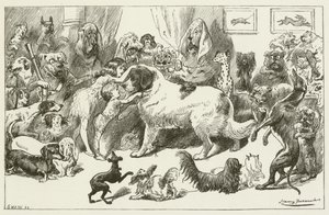 Ilustracja do Sylvie i Bruno autorstwa Lewisa Carrolla autorstwa Harry Furniss
