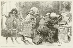 Ilustracja do Sylvie i Bruno autorstwa Lewisa Carrolla autorstwa Harry Furniss