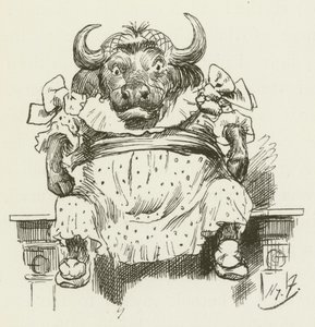 Ilustracja do Sylvie i Bruno autorstwa Lewisa Carrolla autorstwa Harry Furniss