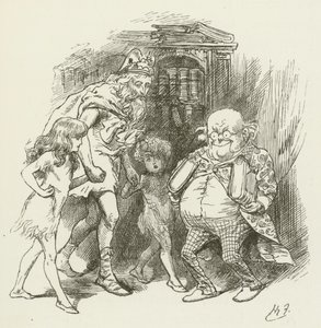 Ilustracja do Sylvie i Bruno autorstwa Lewisa Carrolla autorstwa Harry Furniss