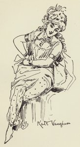 Kate Vaughan autorstwa Harry Furniss