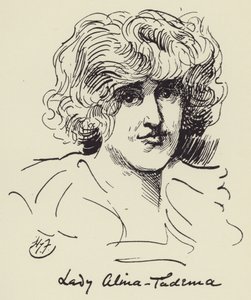 Lady Alma Tadema autorstwa Harry Furniss