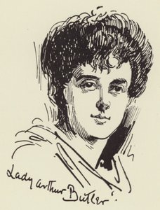 Lady Arthur Butler autorstwa Harry Furniss