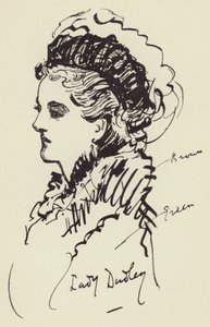 Lady Dudley autorstwa Harry Furniss
