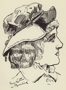 Miss Litton jako Rosalind autorstwa Harry Furniss