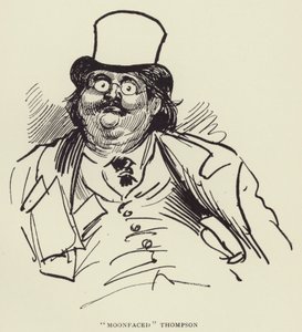 Thompson o księżycowej twarzy autorstwa Harry Furniss