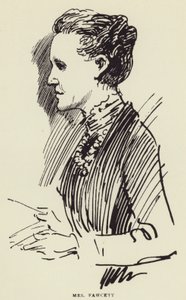 pani Fawcett autorstwa Harry Furniss