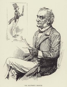 Sir Richard Mayne autorstwa Harry Furniss