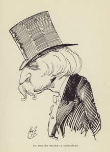 Sir William Fraser, karykatura autorstwa Harry Furniss