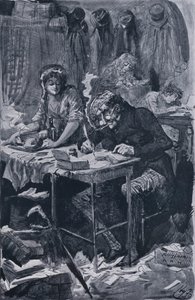 Pisarz listów błagających (lito) autorstwa Harry Furniss
