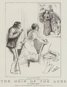 Dziedzic wieków — James Payn autorstwa Harry Furniss