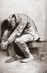 Samotny więzień. Ilustracja Harry