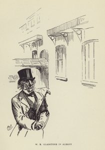 WE Gladstone w Albany autorstwa Harry Furniss