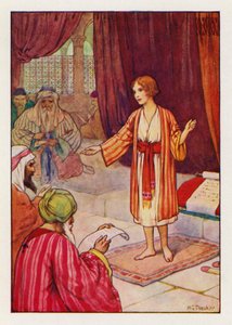 Po trzech dniach znaleźli go w świątyni (kolorowa litografia) autorstwa Harry George Theaker