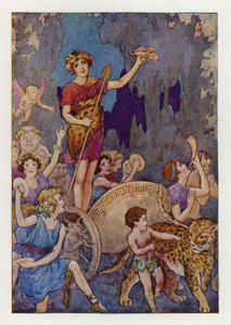 Bachus (litografia kolorowa) autorstwa Harry George Theaker