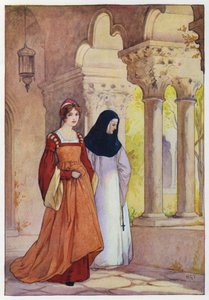 Ilustracja dla Don Kichota (kolorowa litografia) autorstwa Harry George Theaker