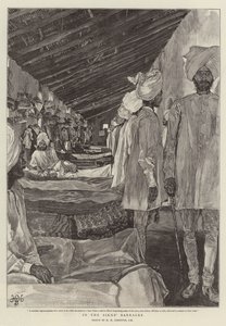 W koszarach Sikhów autorstwa Harry Hamilton Johnston