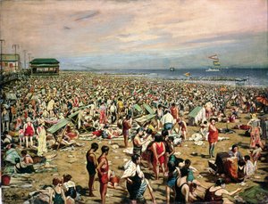 Scena na plaży, Coney Island