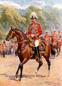 Marszałek polowy Earl Kitchener (kolorowa litografia)