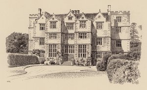 Chastleton House, Oxfordshire (kolor lito) autorstwa Harry Percy Clifford