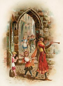 Flecista z Hameln autorstwa Harry and Arthur Charles Payne
