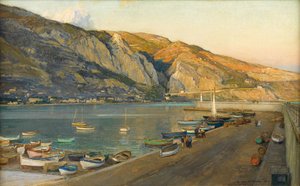Port w Menton, Lazurowe Wybrzeże
