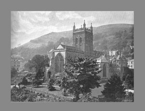 Kościół Priory, Great Malvern, ok. 1900 autorstwa Harvey Barton
