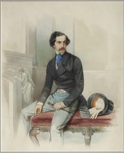 Portret Aleksieja Arkadyjewicza Stołypina Mongo 1816-1858, 1845
