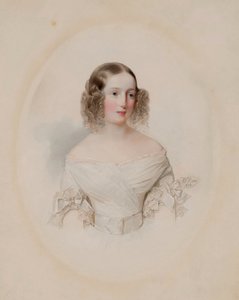 Portret wielkiej księżnej Olgi Nikołajewnej Rosji 1822-1892, królowej Wirtembergii, 1838