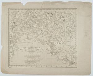 Eufrat i Tygrys z Atlasu Danville, grawerowane przez Thomasa Bowena, 1788 autorstwa Haywood Haywood