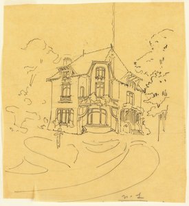 Projekt dla prywatnej rezydencji autorstwa Hector Guimard