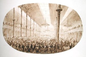 Bankiet, ok. 1865 r. autorstwa Hector Horeau