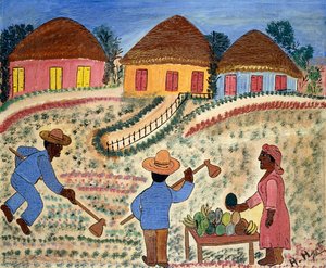 Rolnicy autorstwa Hector Hyppolite