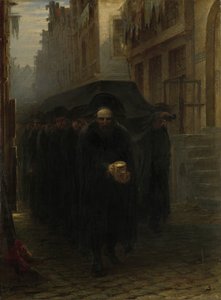 Żydowski pogrzeb autorstwa Hein Burgers