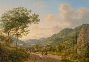 Obszar na Lago di Como autorstwa Heinrich Adam