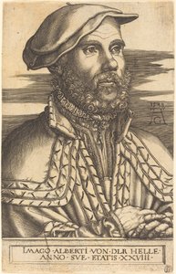 Albert van der Helle autorstwa Heinrich Aldegrever