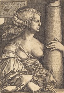 Męstwo, 1528. autorstwa Heinrich Aldegrever