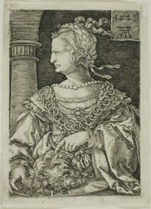 Judyta z głową Holofernesa autorstwa Heinrich Aldegrever