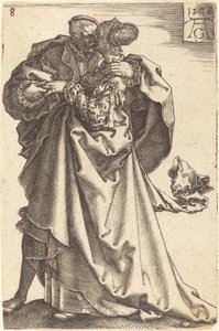 Duże tancerki ślubne autorstwa Heinrich Aldegrever
